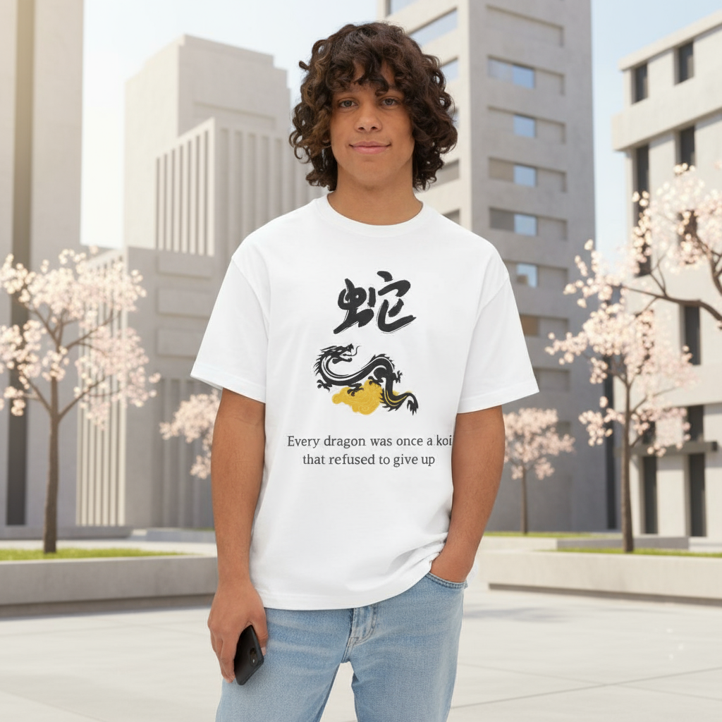 Japanese-Inspired Unisex Boxy Tee: Oversized Graphic T-Shirt, Casual Wear, Streetwear, Gift for Japan Lovers, Travel Inspired